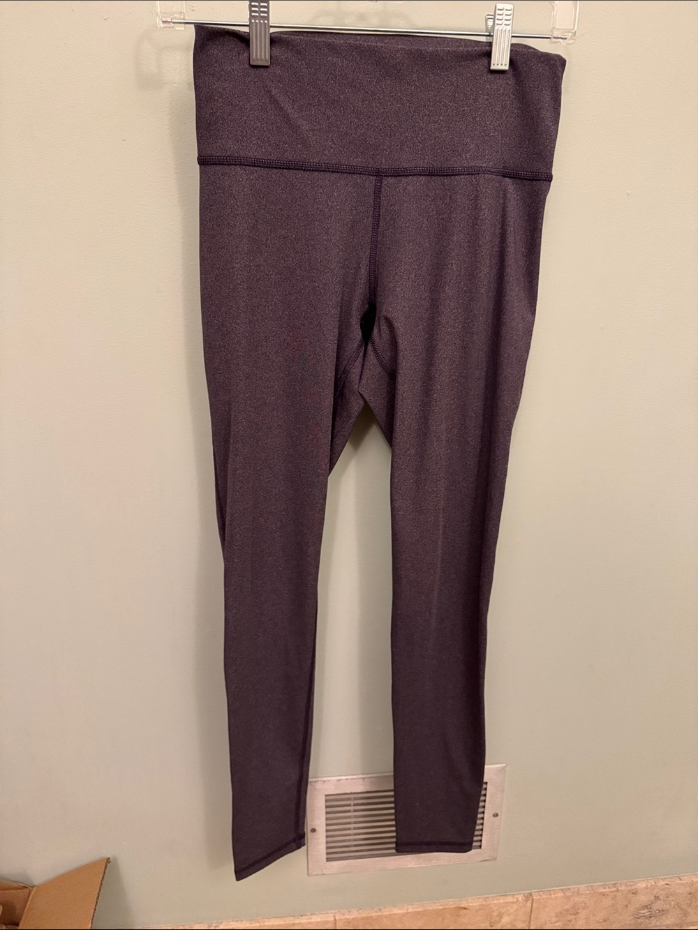 adidas High-Waist Purple Leggings